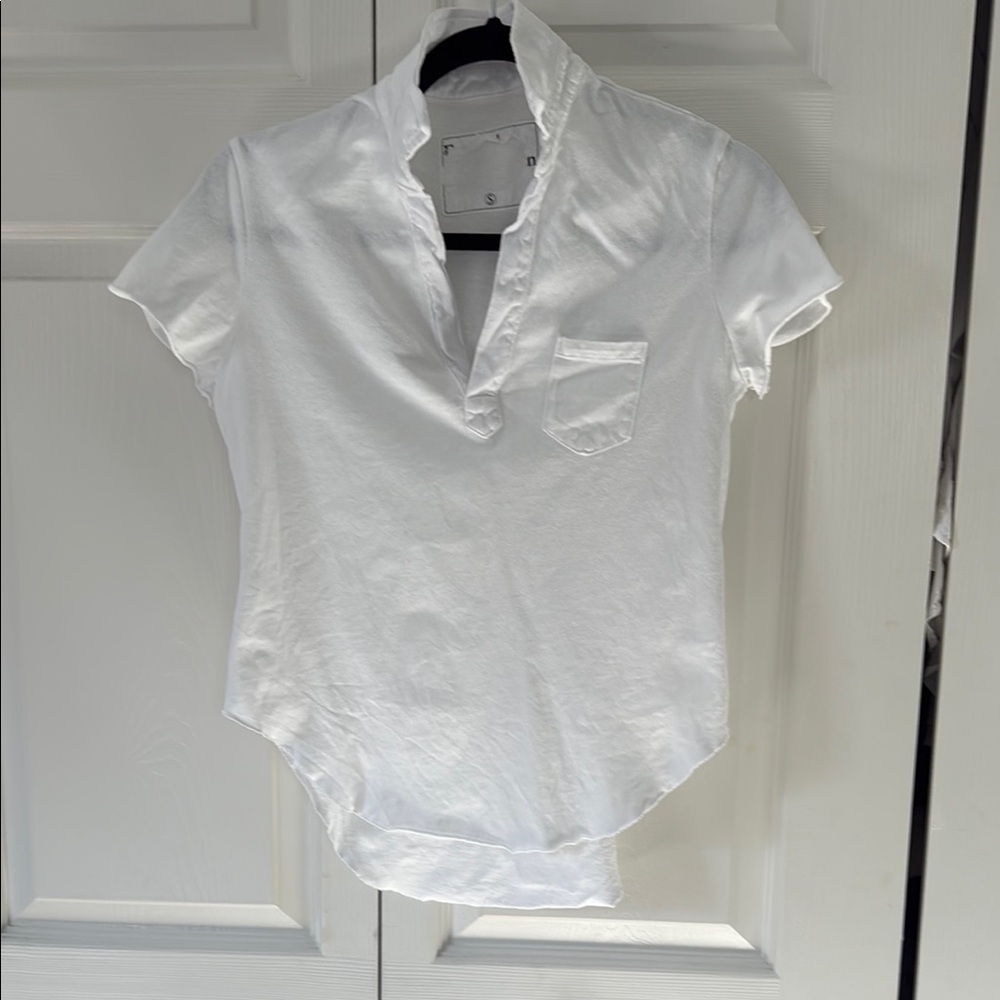 Frank and Eileen White Short Sleeve Shirt